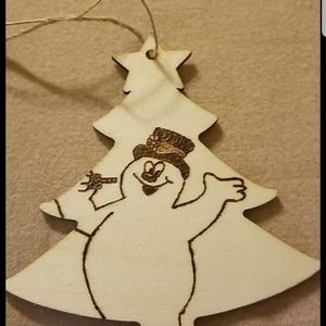 Frosty the snowman Christmas ornament